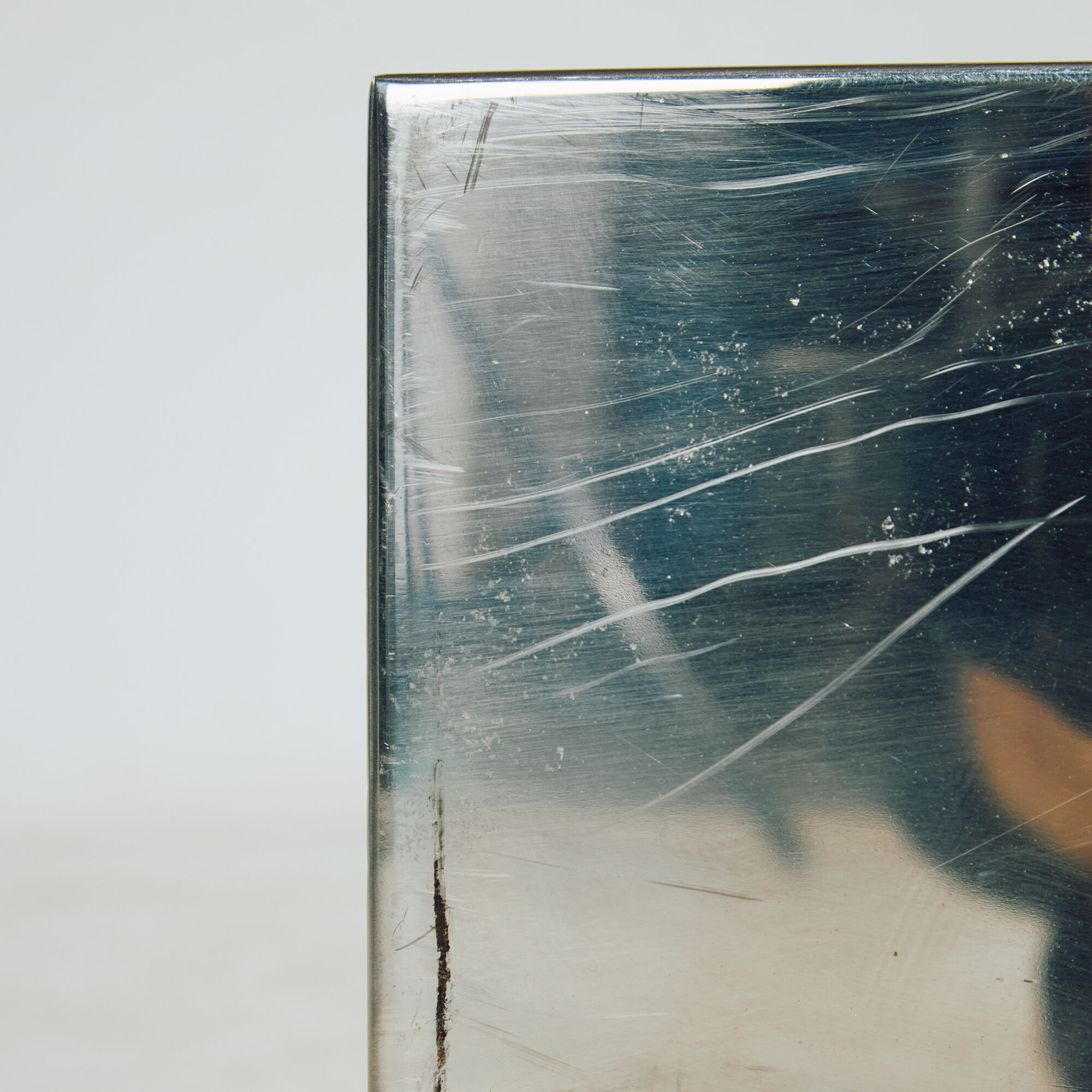 Chrome and glass coffee table by Willy Rizzo for Cidue.