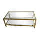 Golden coffee table, 1970s