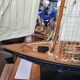Large model of a three-masted ship, 105 cm x 100 cm x 20 cm.