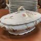 Service de table en porcelaine de Limoges à décor floral des années 1950 - 31 pièces