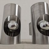 Pair of Space Age wall lamps from the 60s/70s Oxar France