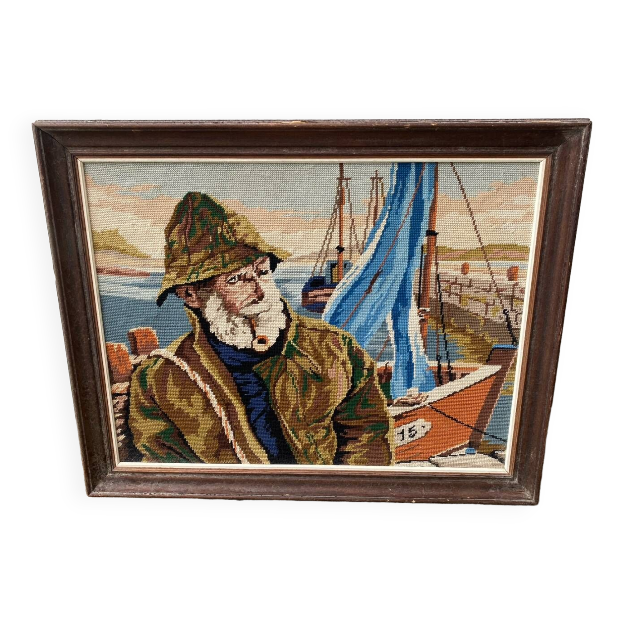 Vintage canvas “Fisherman”