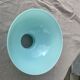 Mint green opaline globe for lamp or vintage kerosene lamp