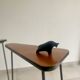 Paire de consoles hautes vintage