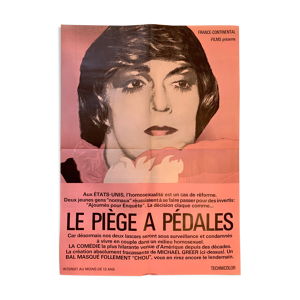 Affiche cinéma Le Piège à pédales