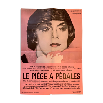 Affiche cinéma "Le Piège à pédales"