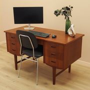Teak desk, Danish design, 1970s, made in Denmark