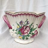 Cache-pot ou seau à glace à décor polychrome de type lunéville