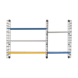 Vintage Tomado wall shelf by A. Dekker 1960s