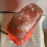 Genuine Himalayan salt stone lamp from the 1970s