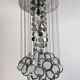 Lustre Disco Mid-Century by Gino Vistosi in chrome and Murano glass