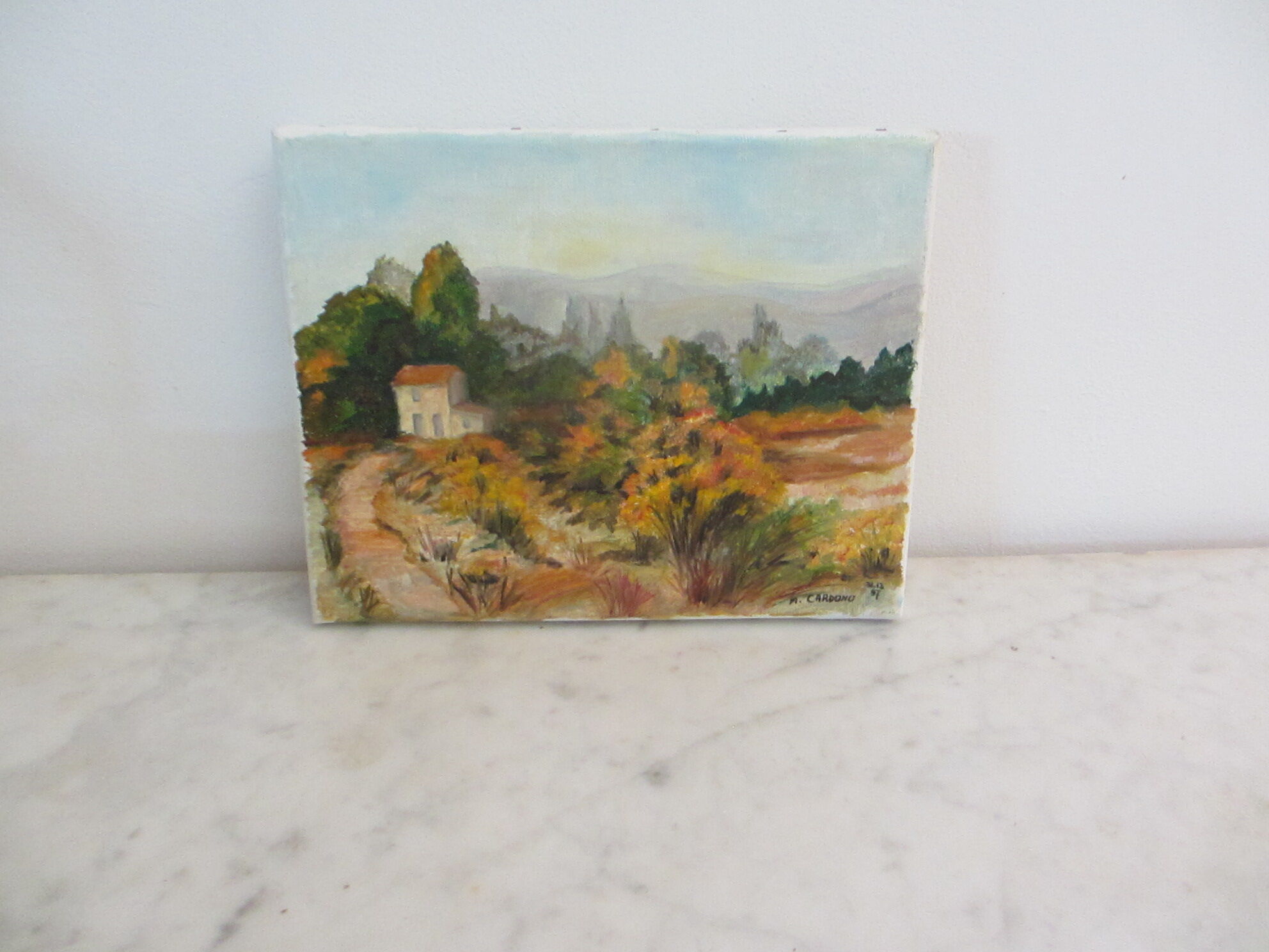 2 paintings on canvas