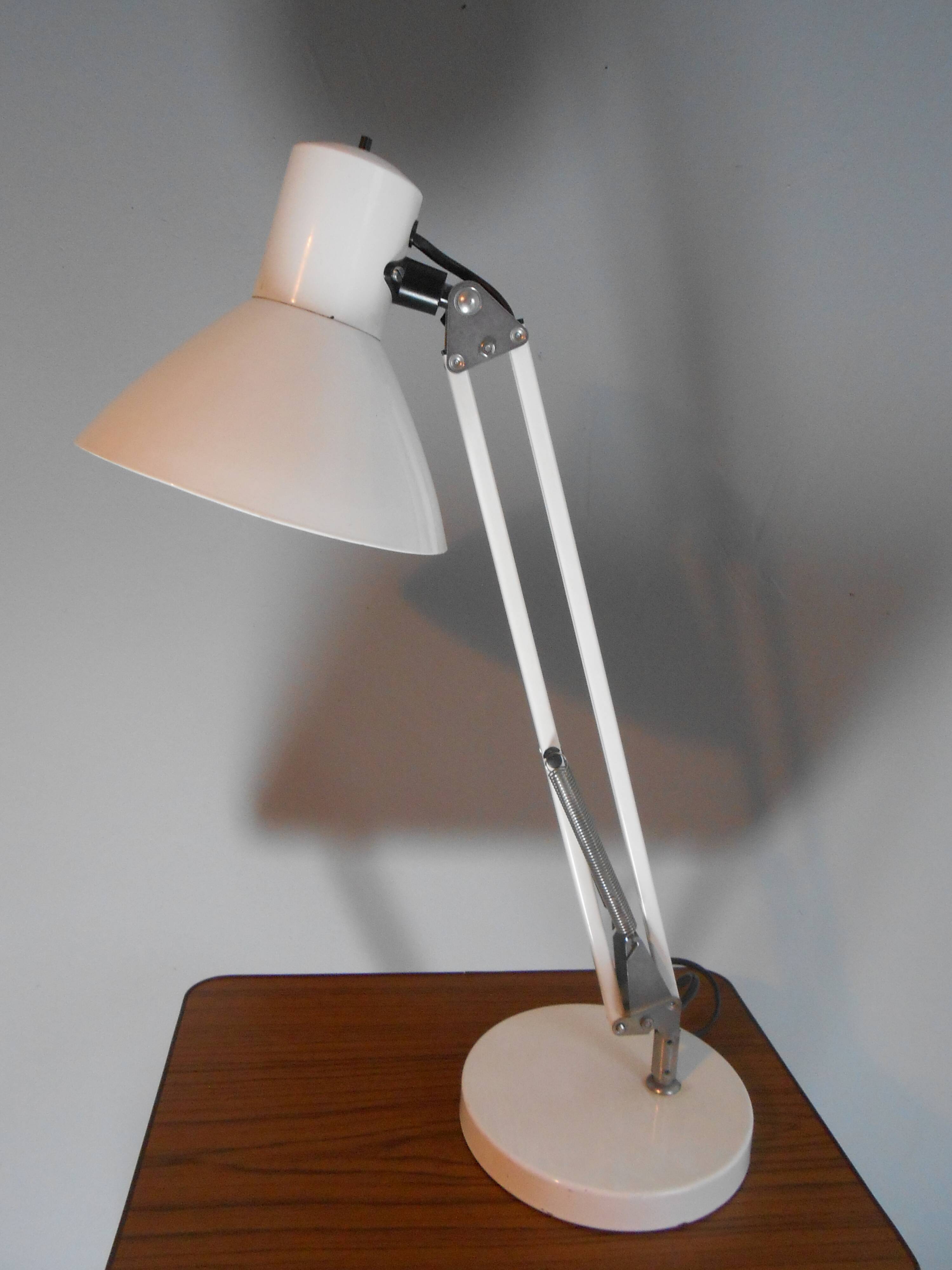 Lampe d'architecte, fabriqué en RDA