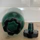 Art Deco glass bottle flask