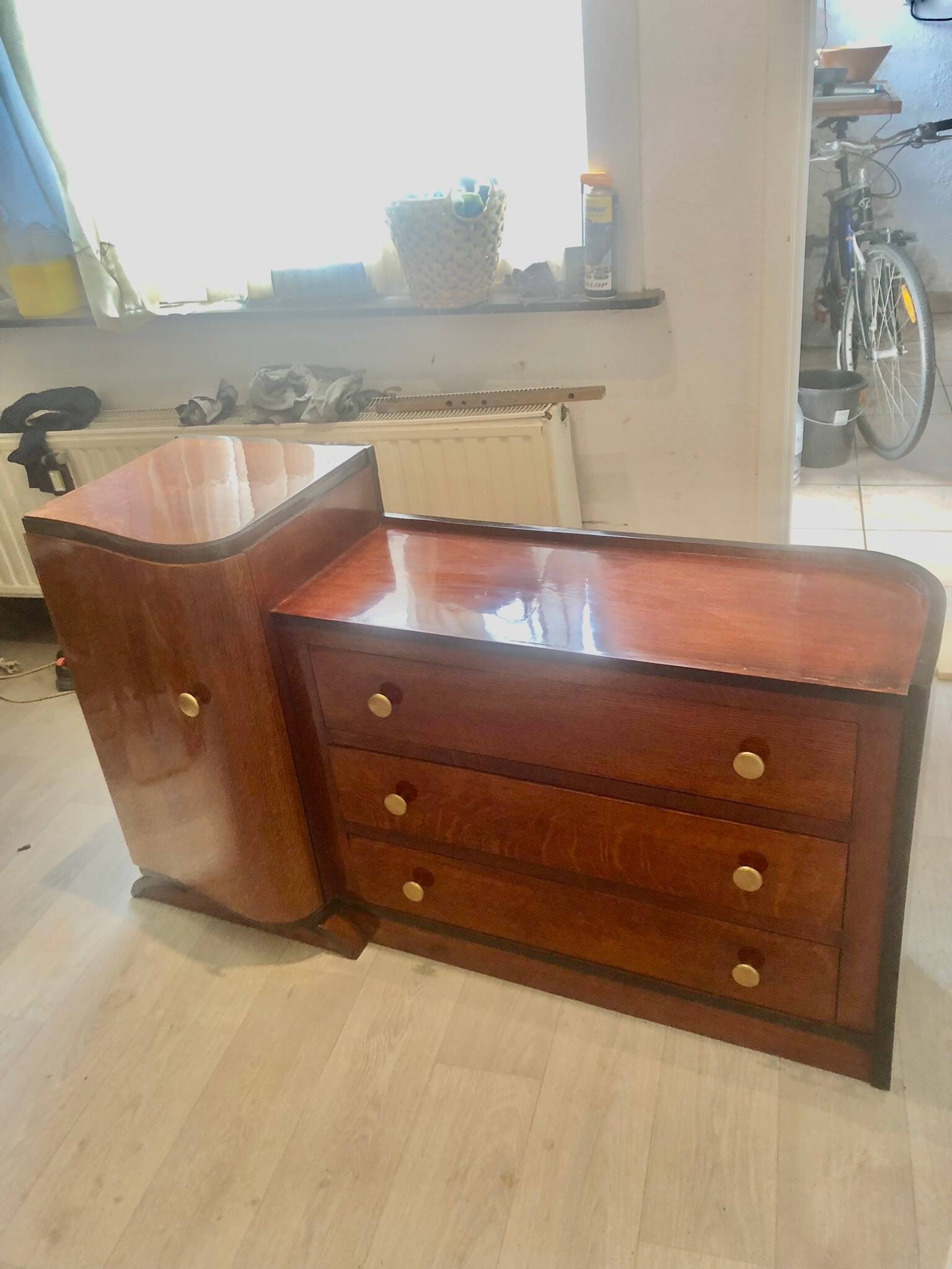 Art Deco storage unit