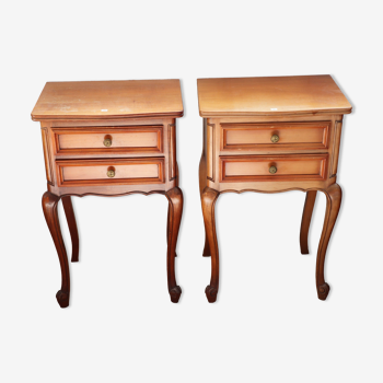 Pair of Louis xv bedside tables (style)