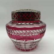 Pique-fleurs en cristal du VSL d'époque ART DECO