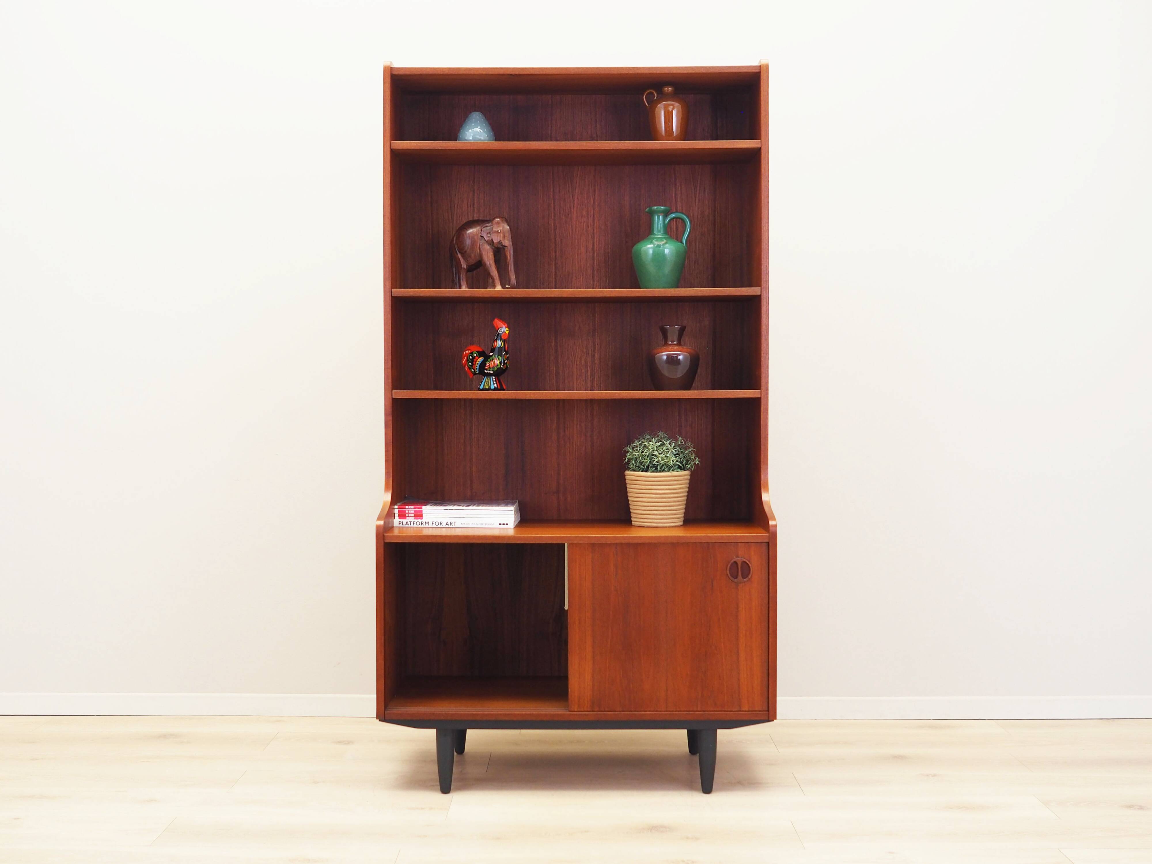 Teak bookcase, Danish design, 1970s, production: Denmark