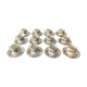Service of 12 porcelain coffee cups, Raynaud, Limoges, 1950s.