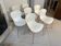 Set of 7 chairs, model nap ks50 by kaspar salto, edition fritz hansen.