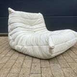 100% authentic Ligne Roset Togo 1-seater light beige leather '87