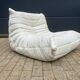 100% authentic Ligne Roset Togo 1-seater light beige leather '87