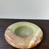 Vintage onyx ashtray natural stone
