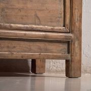 Antique three-door pine wood sideboard – China, circa 1900