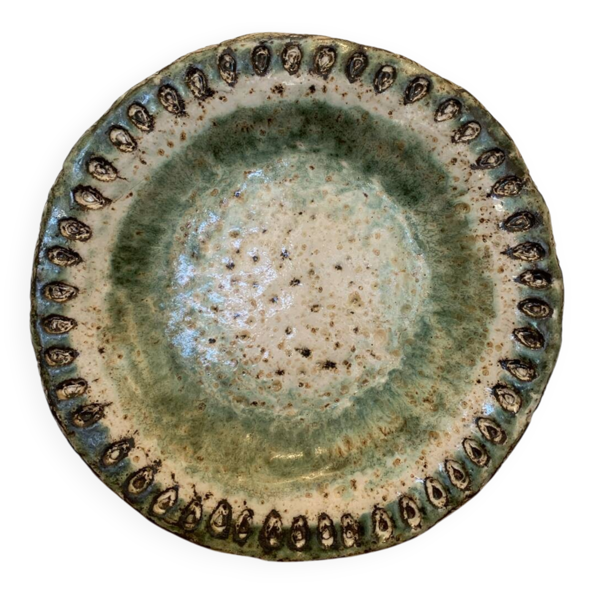 Plat Albert Thiry Vallauris Céramique Circa 1950