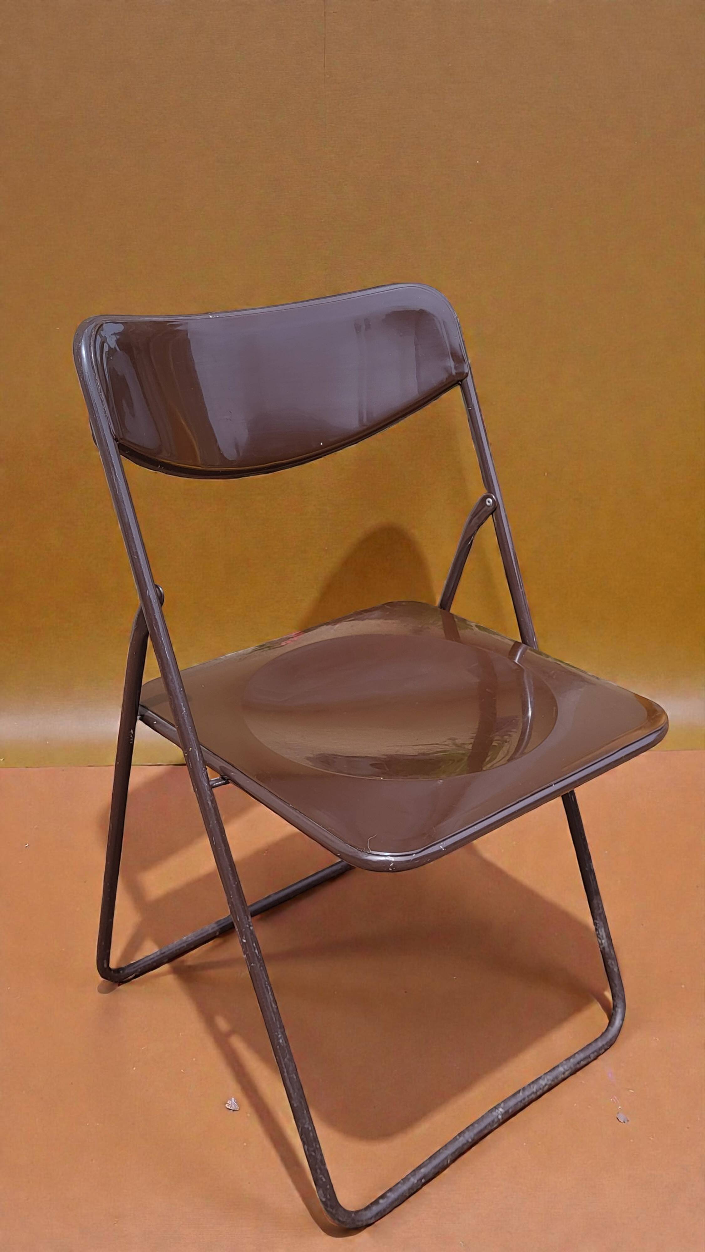 Pair of IKEA folding chairs from the 1980s
