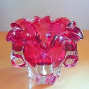 Bohemian glass cup by Josef Hospodka 1960