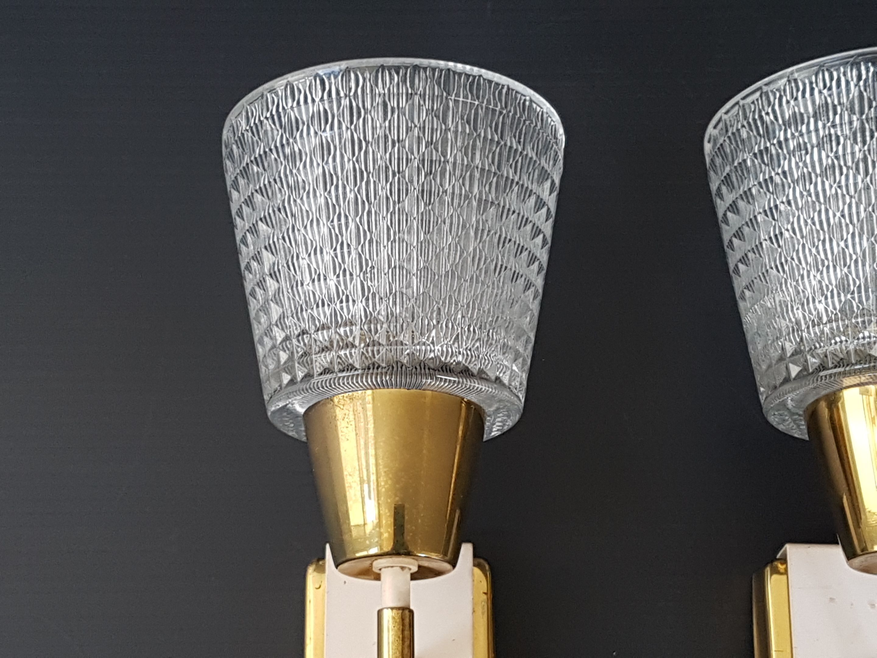 Pair wall lamps 1950
