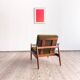 Armchair by Arne Vodder model FD164 Kvadrat fabric, Mid Century Design