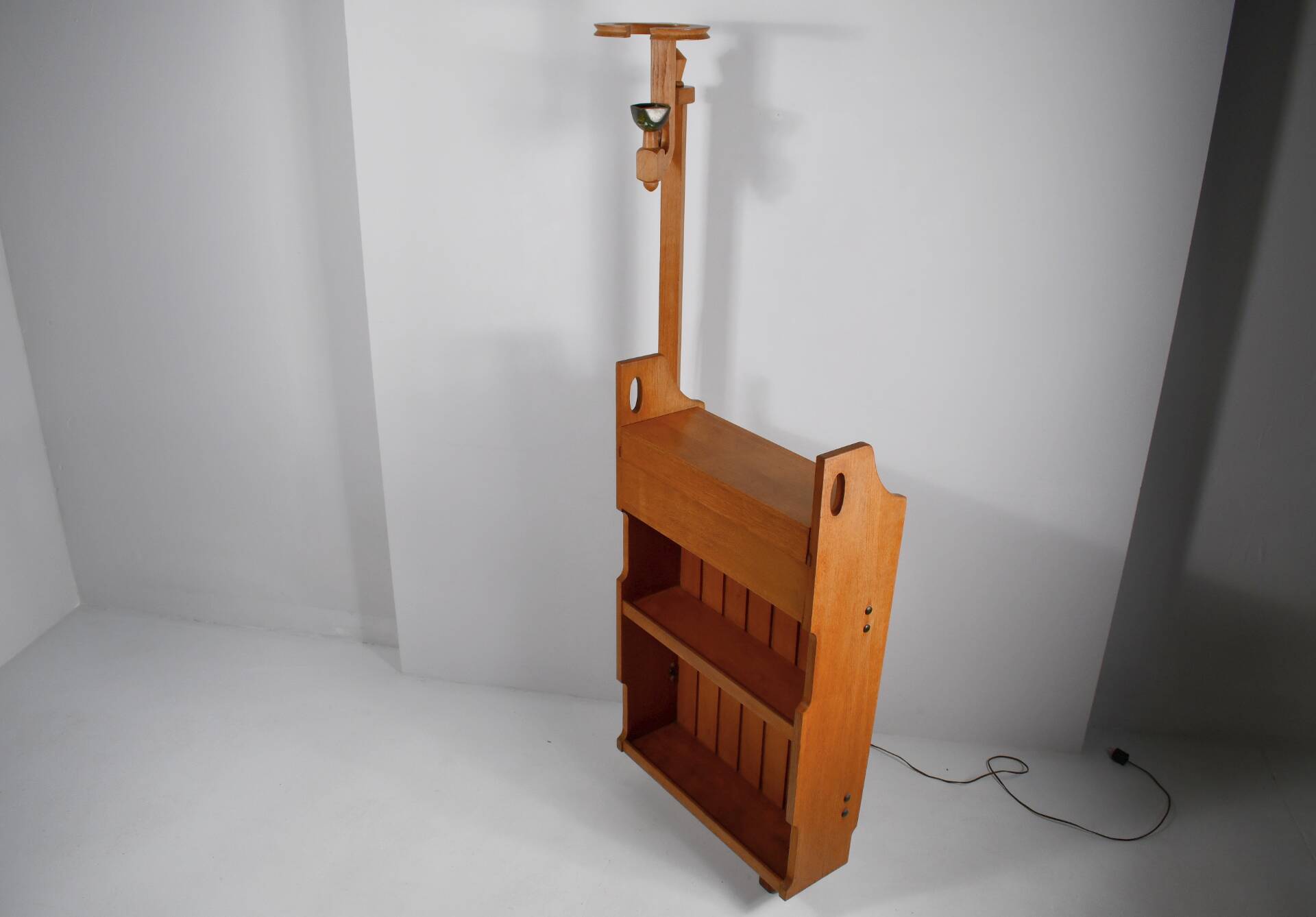Guillerme et Chambron bar with standing lamp by Votre Maison.
