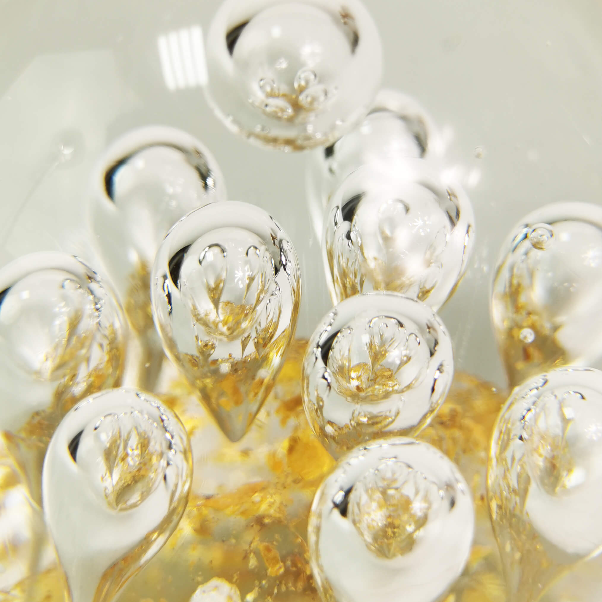 Boule de verre en cristal Joska Allemagne années 70