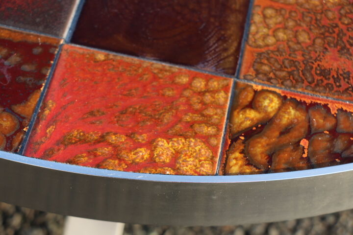 Table low ceramic rock & BOBOIS 1970