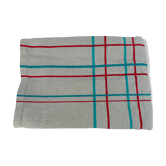 Basque tablecloth red and green stripes
