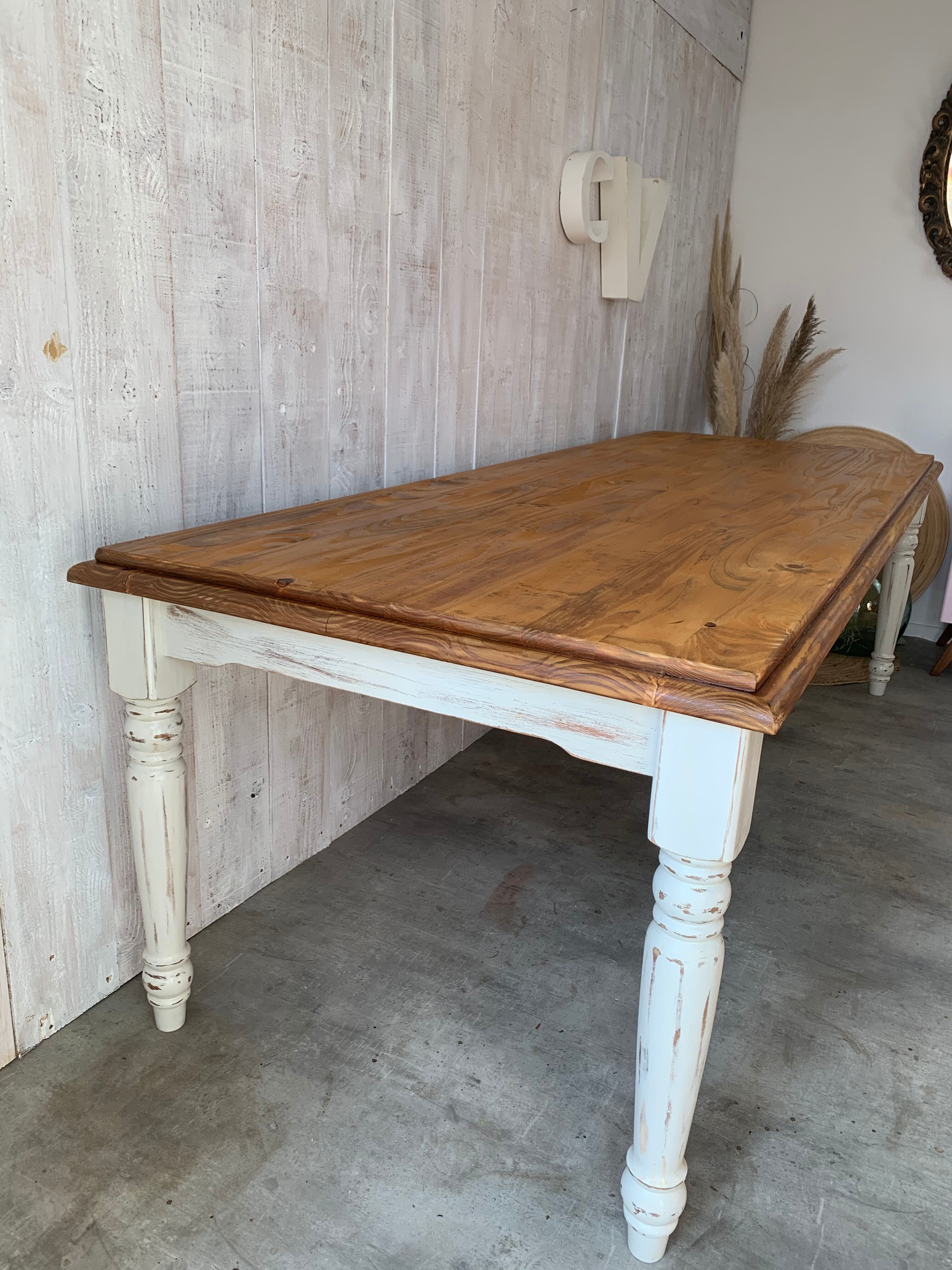 Large shabby chic table