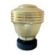 Vintage table lamp yellow pearl globe
