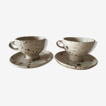 Set de tasses et soucoupes de Gustave Tiffoche