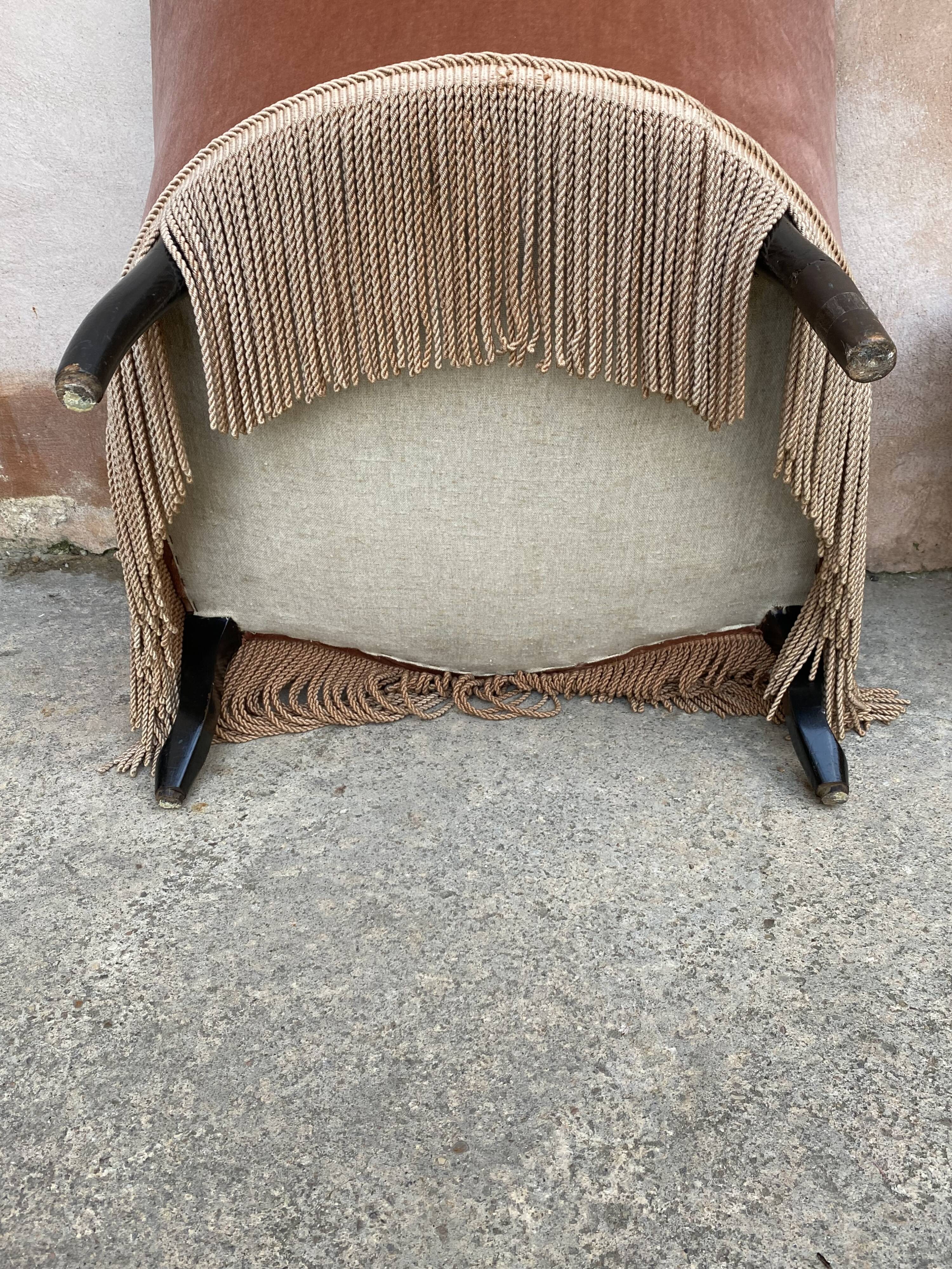 Paire de fauteuils crapaud