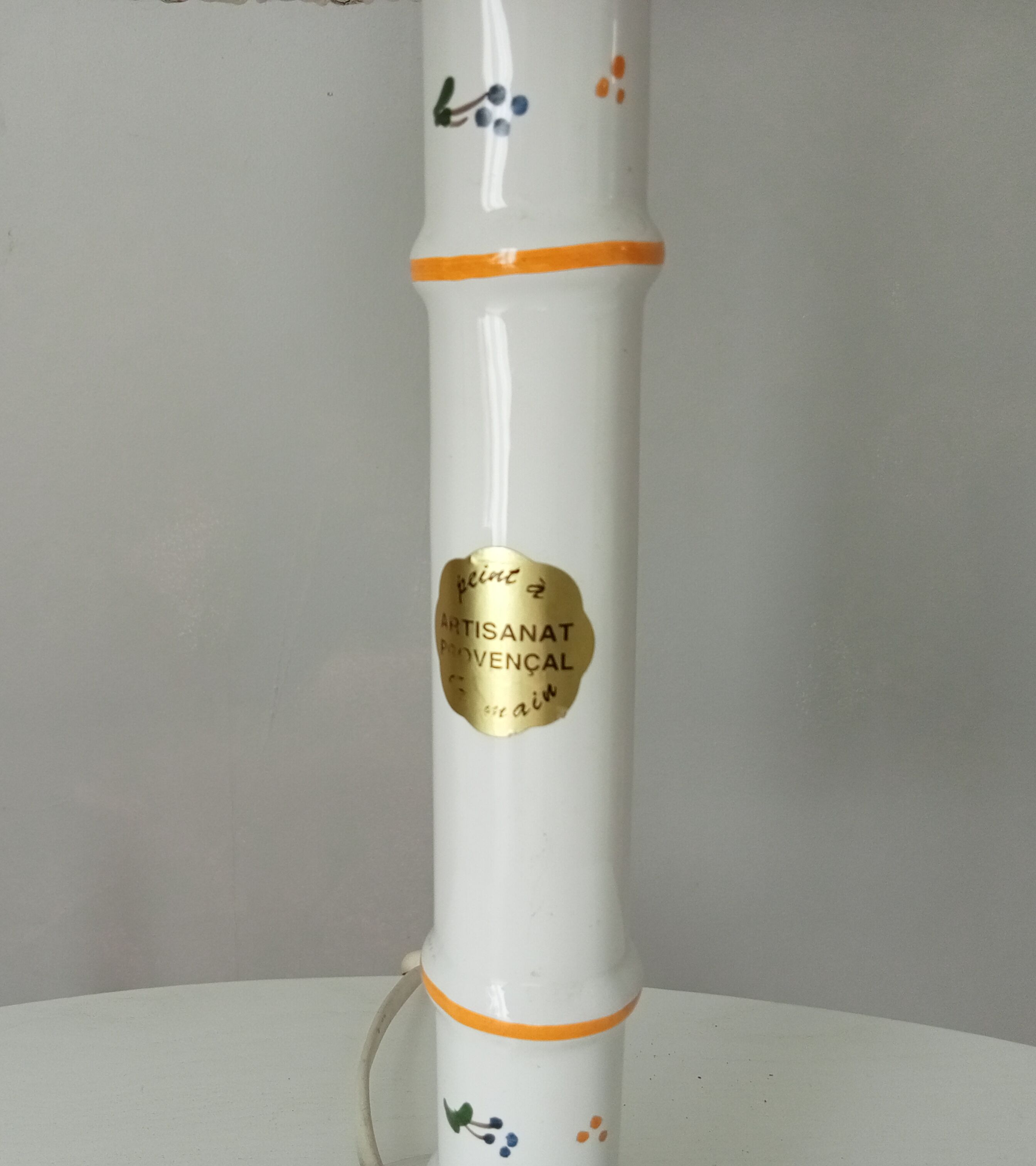 Vintage moustiers ste marie lamp