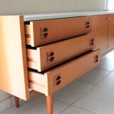 Enfilade design scandinave vintage en teck