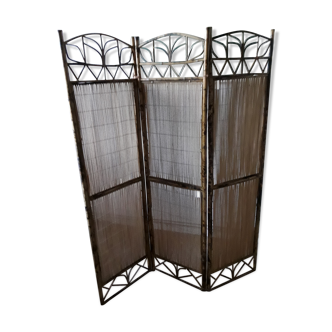 Vintage bamboo screen