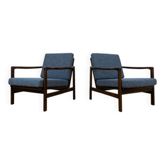 Fauteuils Mid-Century par Zenon Bączyk, années 1960, lot de 2