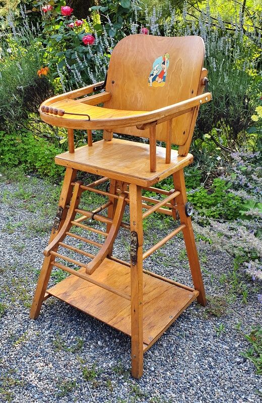 High chair child Baumann 50s