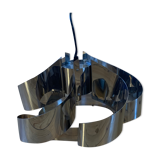 Space Age chrome metal chandelier