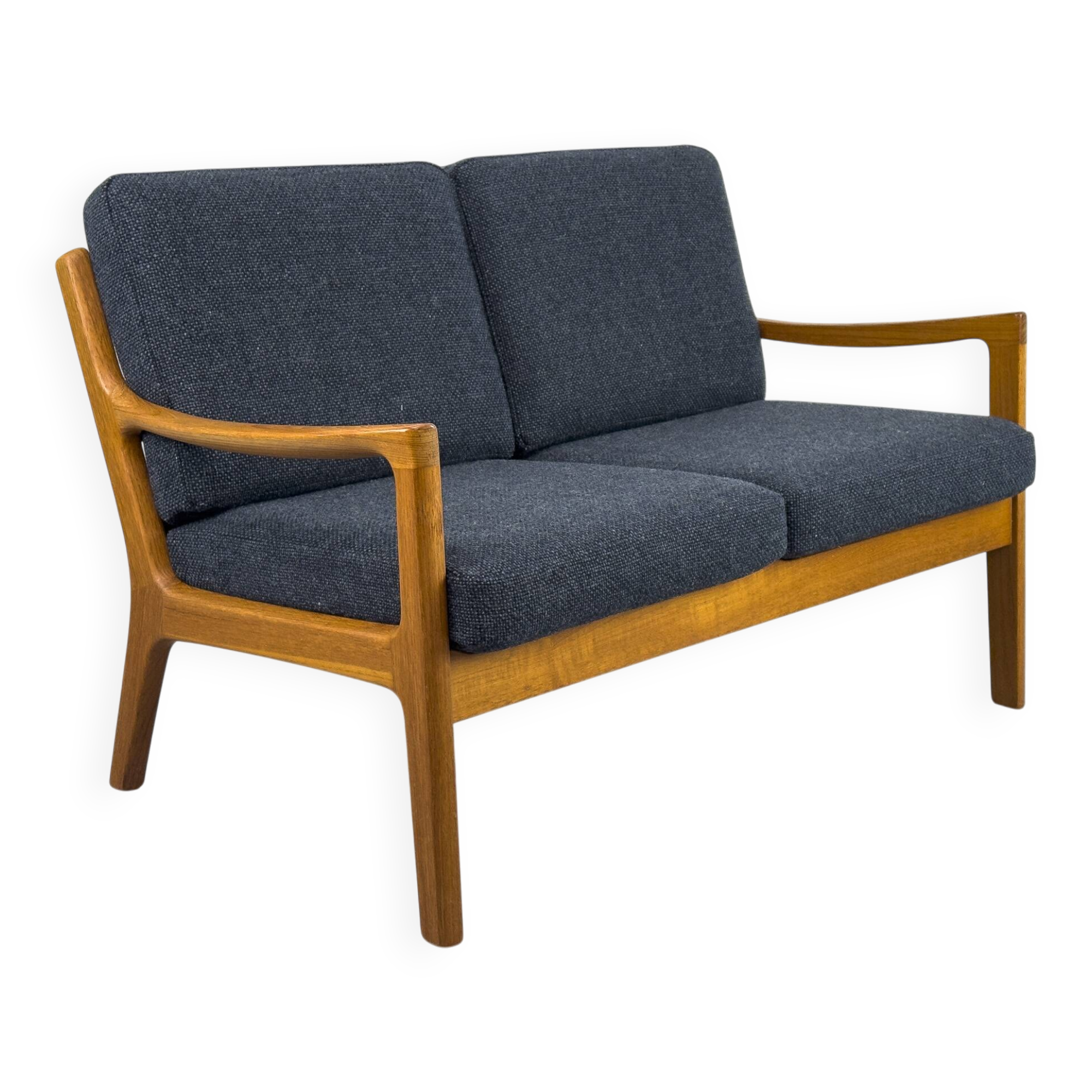 Vintage Two-Seater Senator Sofa in Teak by Ole Wanscher