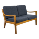 Vintage Two-Seater Senator Sofa in Teak by Ole Wanscher