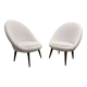 Paire de fauteuils mid-century restaurés